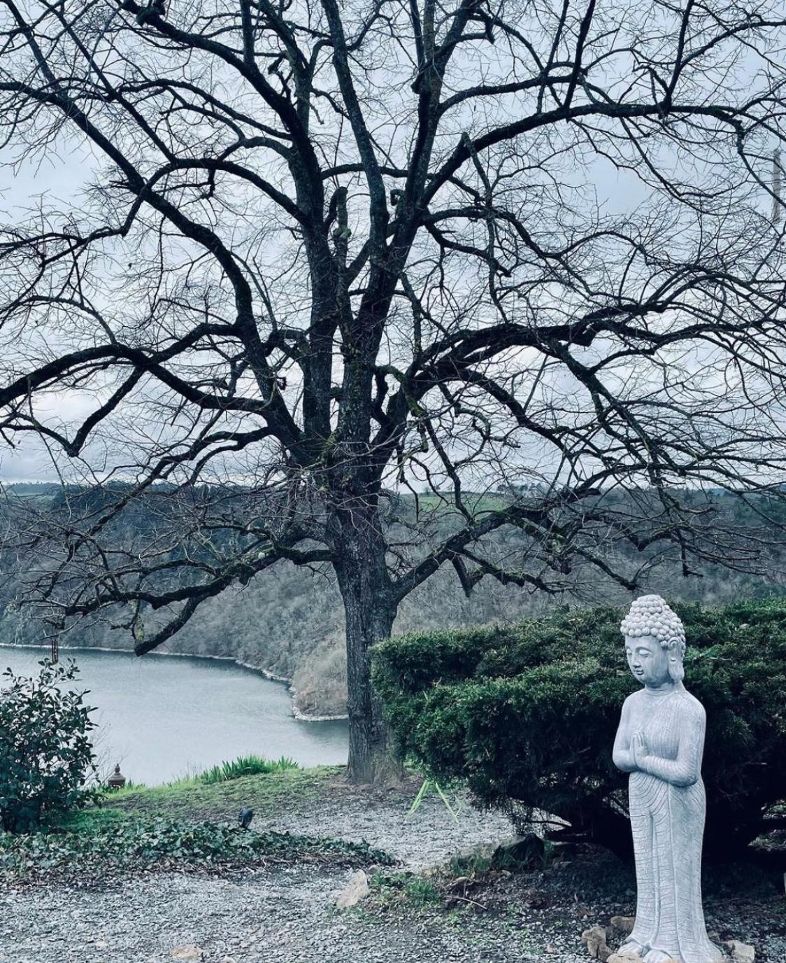 Les Yourtes O Fil 2 L'Eau Saint-Jean-Saint-Maurice-sur-Loire Exteriör bild